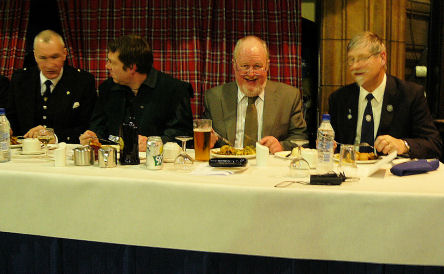 top table at Burns supper