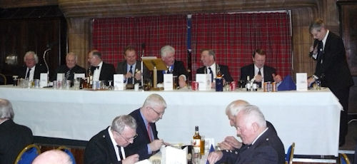 Burns Supper top table