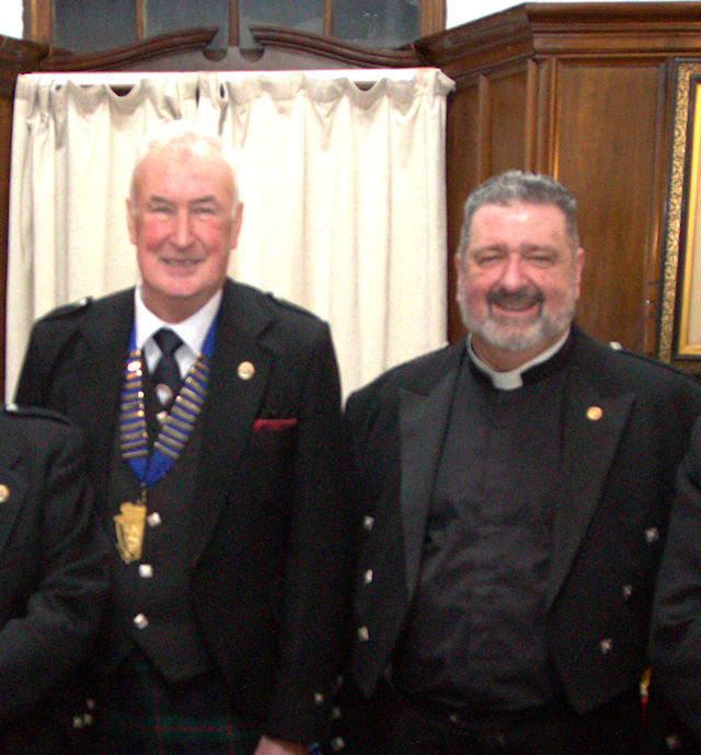 George McCaughey and Rev. Mark Johnstone