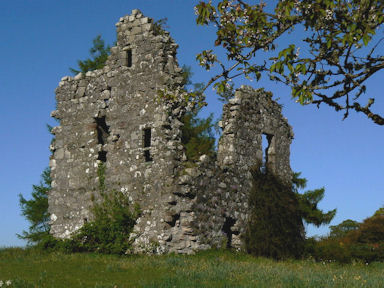 Bannachra Castle where Burns Stayed