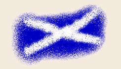 St Andrews night saltire